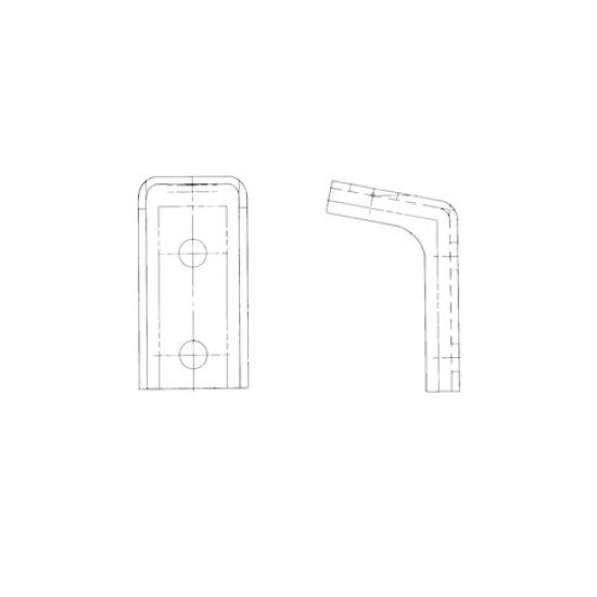 00337550  -  Bracket-frt Brk Hose Frm 