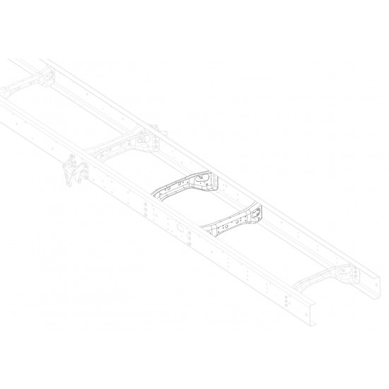 1660091C2  -  Crossmember - Rear Spring Front & Rear