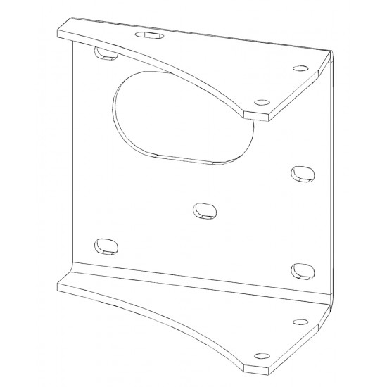 W0009774  -  Bracket - Rear Crossmember Left Hand