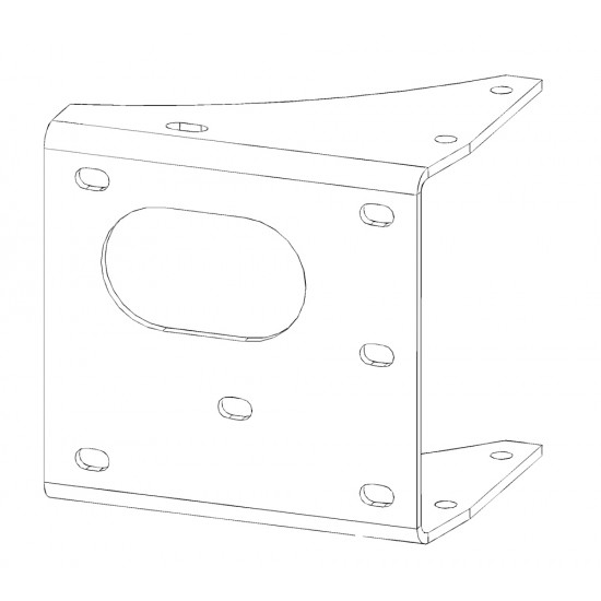 W0009775  -  Bracket - Rear Crossmember Right Hand W0009775  -  Bracket - Rear Crossmember Right Hand