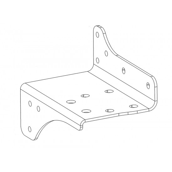 W0013384  -  Brace - Corner Asm Front Crossmember Left Hand