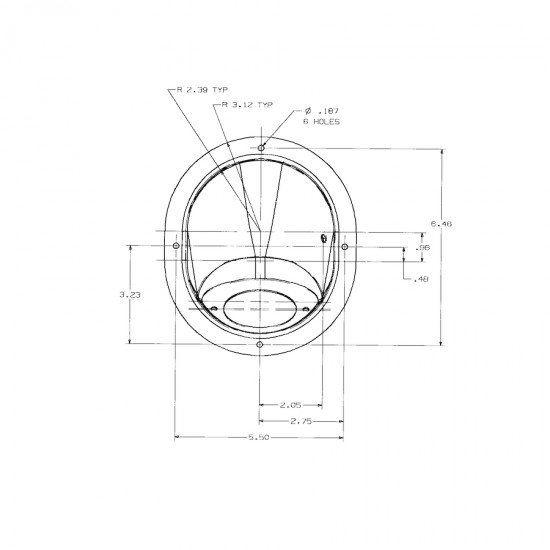 15721344 - Fuel Filler Dish (metal)