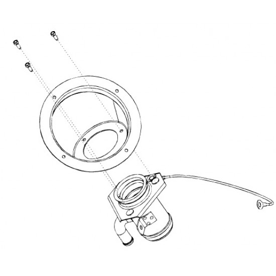 W0010859  -  Pipe Asm - Fuel Tank Filler