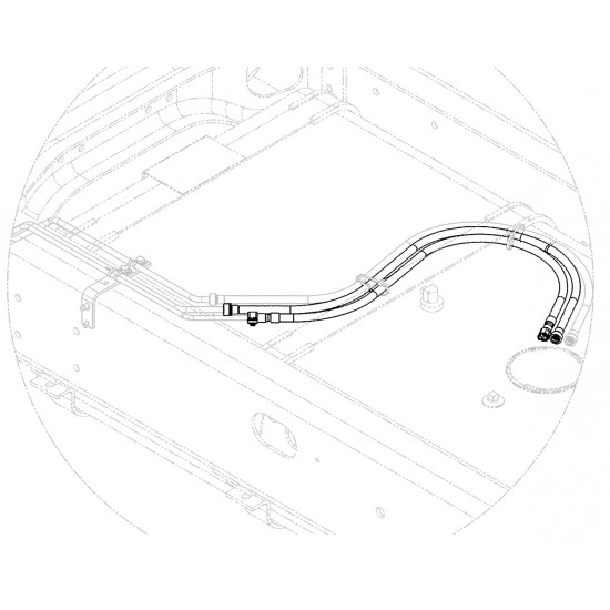 W0005111  -  Hose Asm - Feed And Return 