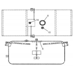 W0010464  -  Tank Asm-gas (75 Gallon) Auxillary & Dual Fill