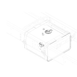 W0012692  -  Tank Asm - Gas 40 Gal Deep, w/ Aux, w/ Drain (L96&9H4)