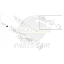 12389922  -  Retainer - Rear Outer Wheel Bearing