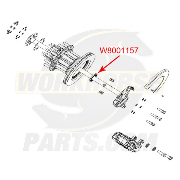 W8001157 - Rear Wheel Inner Bearing Seal