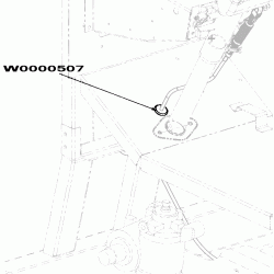 W0000507 - Floor Grommet For Shift Cable #w0000261