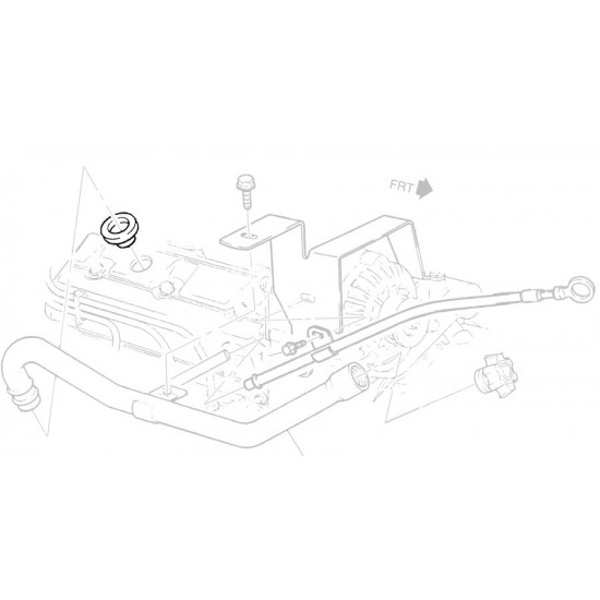 10108402 - Engine Oil Fill Tube Valve Cover Grommet (L31 -5.7L)