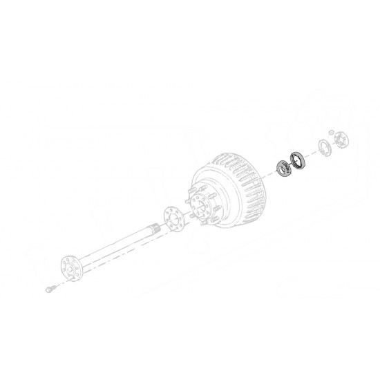 W8839132  -  Bearing Asm - Rear Wheel Outer (JB8 - Disc/Drum)