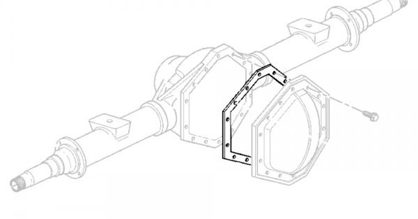 26067159 - Gasket - Rear Axle Housing Cover - Workhorse Parts