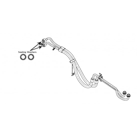52455276 - Seal Kit - Engine Oil Cooler Line 52455276 - Seal Kit - Engine Oil Cooler Line