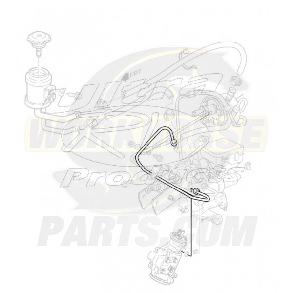 15672567  -  Pipe Asm - Power Steering Gear Inlet (Booster to Gear)