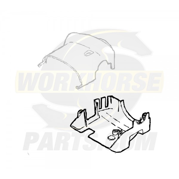 26036498 Shroud Steering Column Lower Workhorse Parts