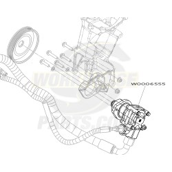 W0006555 - Pump Asm - Power Steering (4.22 Gallons Per Minute)