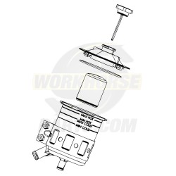 W0009903  -  Reservoir Asm - Power Steering- 1.5L Capacity