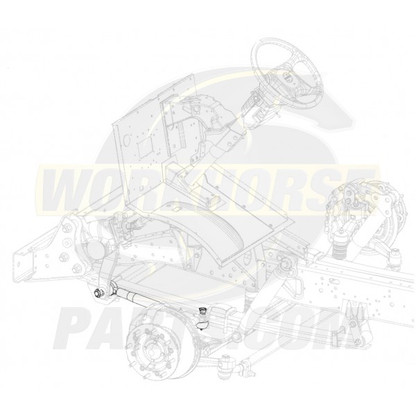 W0013519  -  Rod Asm - Steering Linkage Relay (Drag Link)
