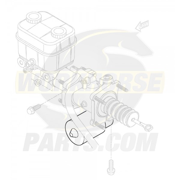 W8000133 Kit Power Brake Booster Pump Workhorse Parts