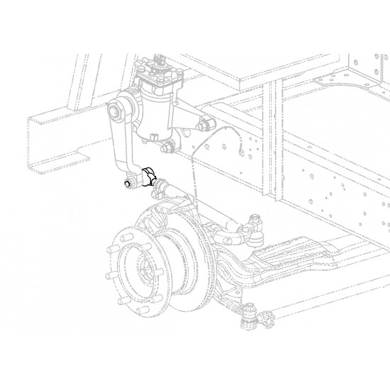 W8831360 - End - Drag Link, Left Hand Threads W8831360 - End - Drag Link, Left Hand Threads