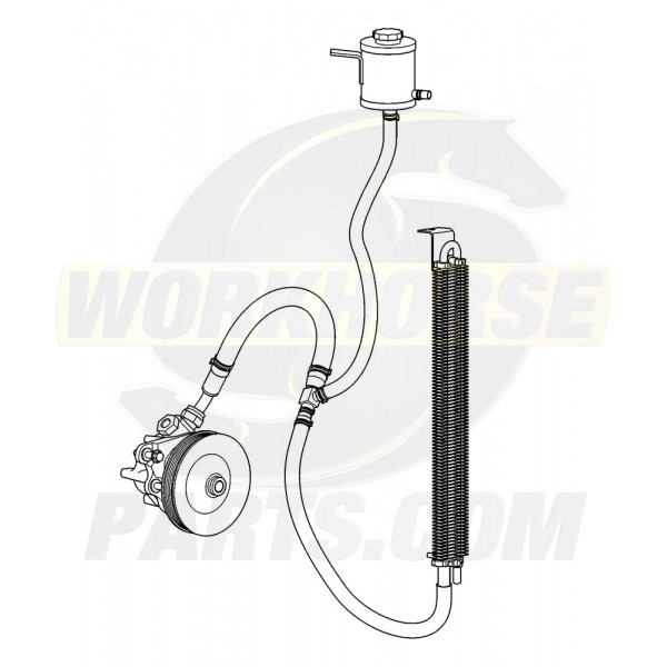 W8005750 Kitpower Steering Pump Inlet Hose Asm Retrofit Workhorse