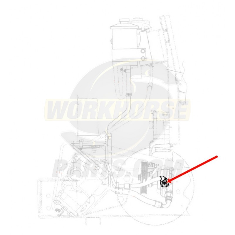 W8006905 Adaptor Power Steering Pump Inlet Workhorse Parts