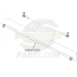 W8007300  -  Asm - Steering Tie Rod Ends & Tube (69" Length)