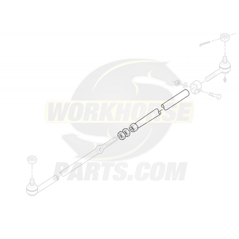 W8803011 Kit Adjuster, Steering Linkage Tie Rod Workhorse Parts