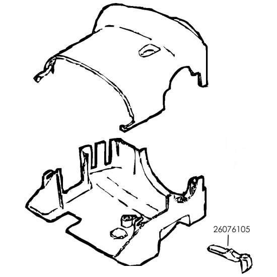 26069199 - Tilt Column Lever 26069199 - Tilt Column Lever