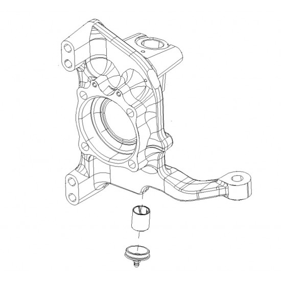 W8002500 - Steering Knuckle Asm, Right Hand Side