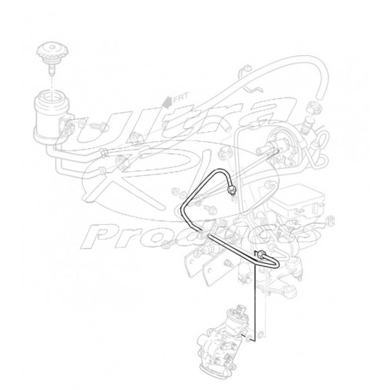 15672567  -  Pipe Asm - Power Steering Gear Inlet (Booster to Gear) 15672567  -  Pipe Asm - Power Steering Gear Inlet (Booster to Gear)