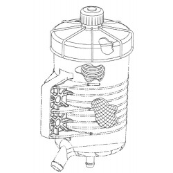 3586674C92  -  Reservoir Asm - Power Steering Filter (1.5 Quart)