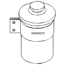 W0000079  -  Reservoir Asm - Power Steering Fluid (2.0L Capacity)  