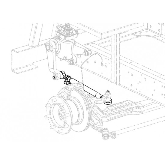 UTW449DL  -  Workhorse W-Series Steering Drag Link (Replaces W0000449)