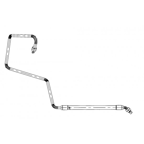 W0004763  -  Hose Asm - Pump To Steering Gear Inlet  W0004763  -  Hose Asm - Pump To Steering Gear Inlet