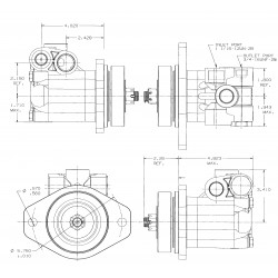 W8007020  -  Pump Asm - Power Steering without Pump Gear (L4B - 3.9L Cummins)