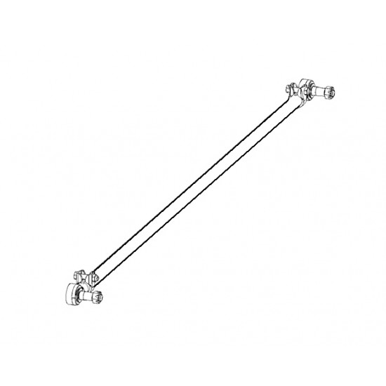 W8838423  -  Asm - Steering Tie Rod Ends & Tube (70" Length)