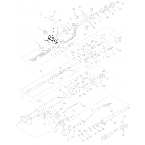 26035068 - Cover - Steering Column Housing