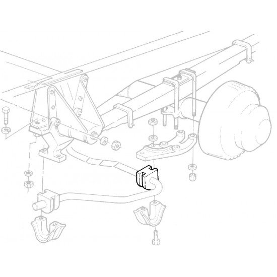 00346897  -  Bushing - Rear Sway Bar