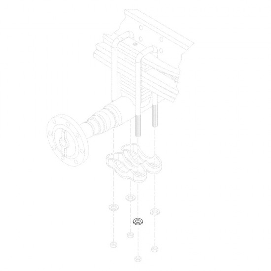 W8832840  -  Washer - Rear Spring U-Bolt