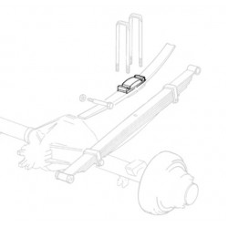 15676881  -  Spacer - Rear Spring U-Bolt