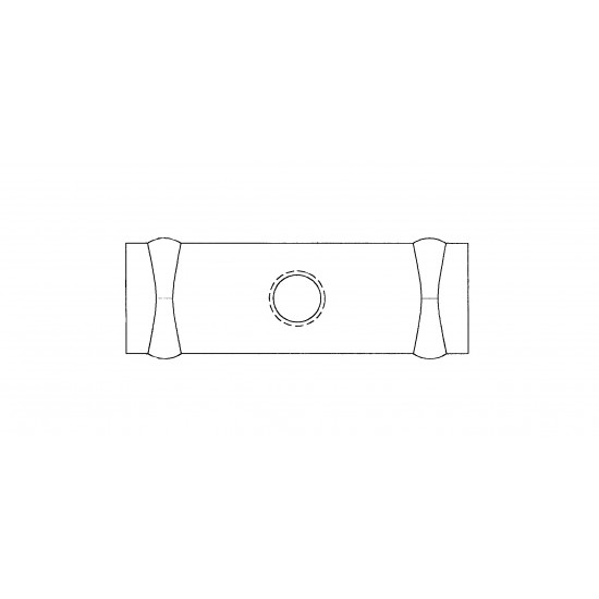 15676881  -  Spacer - Rear Spring U-Bolt