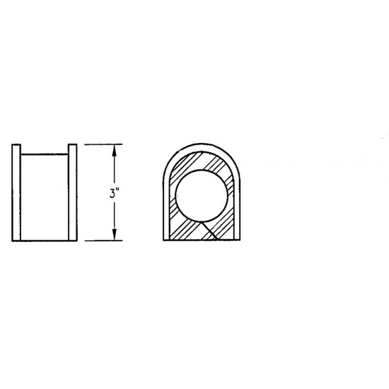 W0001171  -  Bushing - Front Stabilizer (1-5/8" Split)