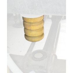 W0002863  -  Spring - Auxiliary, White w/ Red Footprint