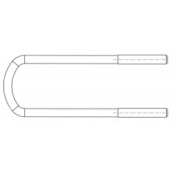 W0010047  -  U-Bolt - Rear Axle Spring (3.06 Inches Gap 5/8-18)