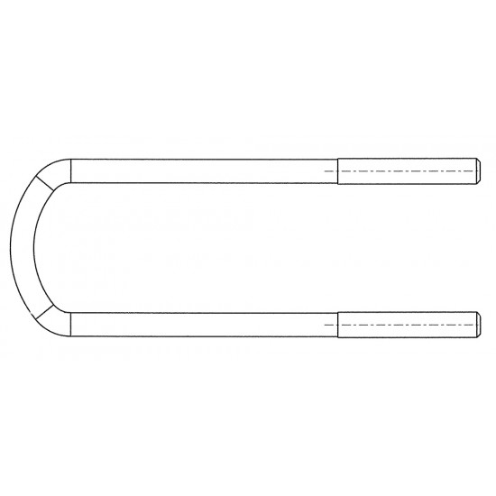 W0010047  -  U-Bolt - Rear Axle Spring (3.06 Inches Gap 5/8-18)