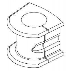 W8834261  -  Sway Bar Bushing P30/P42 (I-Beam)