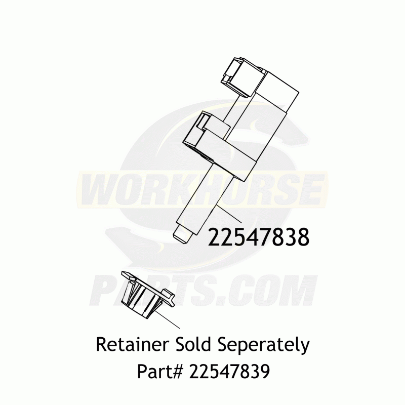 22547839 Workhorse Stop Light Switch Retainer Workhorse Parts