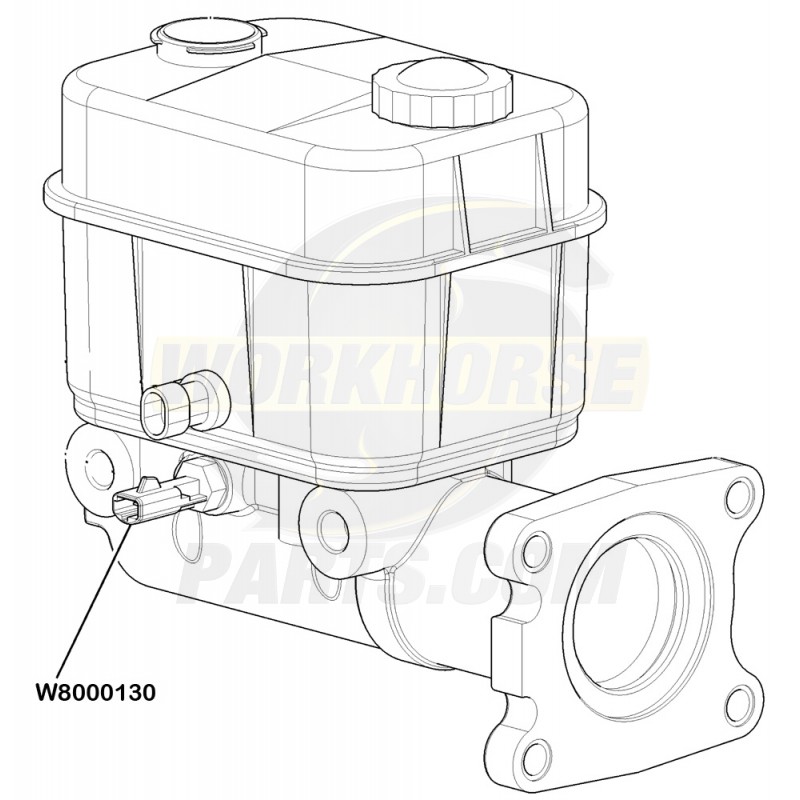 W8000130 Brake Master Cylinder Pressure Switch Workhorse Parts