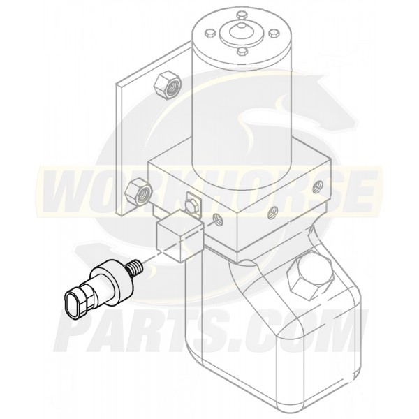 W8001073  -  Switch Asm - Park Brake Pump (High Pressure) 